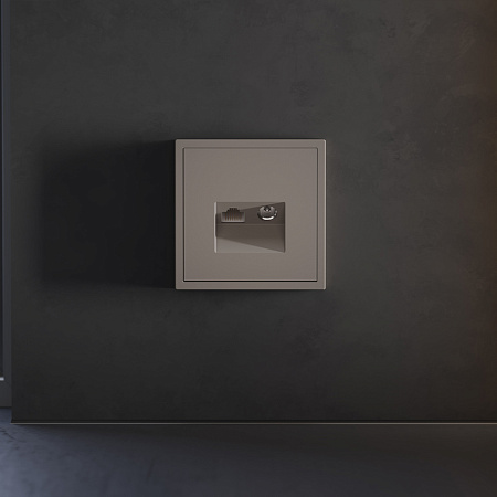 Накладка для розетки TV+RJ45 кат. 6 Voltum S70 (капучино) VLS002714 Накладка для розетки TV+RJ45 кат. 6 Voltum S70 (капучино) VLS002714