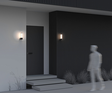 Уличный настенный светодиодный светильник Maytoni Lit O593WL-L8BR3K