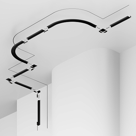 Шинопровод магнитный встраиваемый Maytoni Levity TRX184-121B Шинопровод магнитный встраиваемый Maytoni Levity TRX184-121B