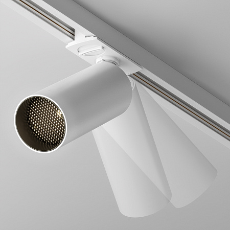 Трековый однофазный светодиодный светильник Maytoni Unity Focus LED TR021-1-12W3K-W-W