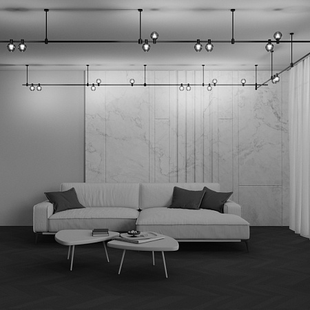 Трековый магнитный светодиодный светильник Maytoni Flarity Bubble TR148-1-3W3K-B