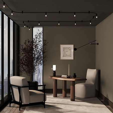 Трековый магнитный светодиодный светильник Maytoni Flexity Magnum TR207-1-3W3K-B Трековый магнитный светодиодный светильник Maytoni Flexity Magnum TR207-1-3W3K-B