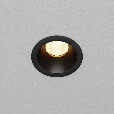 Светильник встраиваемый светодиодный Maytoni Dip DL115-10W-3K-B