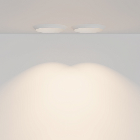 Светильник встраиваемый Maytoni Gyps Modern DL124-GU10-02-TRS-W