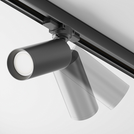 Трековый светильник для трехфазного шинопровода Maytoni Trinity Focus TR028-3-GU10-B