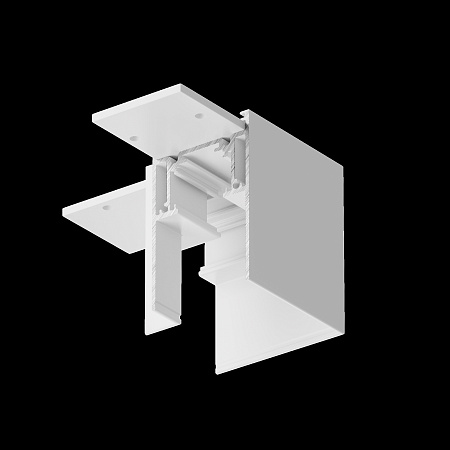 Угловой соединитель для накладного магнитного шинопровода Maytoni Gravity TRA004CL-21W