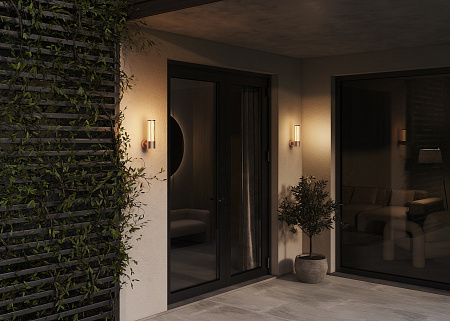 Уличный настенный светодиодный светильник Maytoni Lit O593WL-L8BR3K