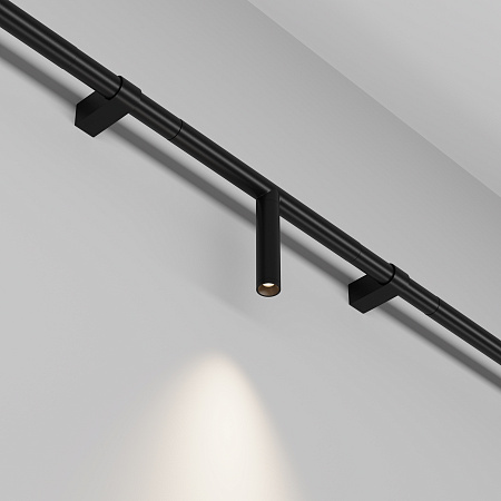 Трековый штанговый светодиодный светильник Maytoni Axity Focus LED C102CL-3W3-6K-B