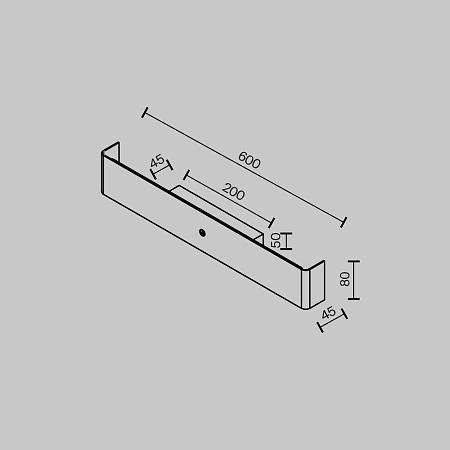 Светильник настенный светодиодный Maytoni Bracket MOD492WL-L12BK