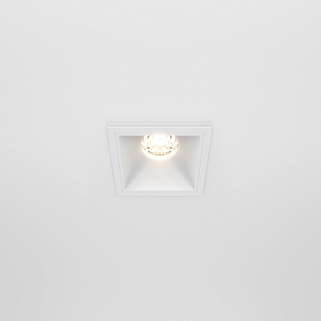 Модульный встраиваемый светодиодный светильник Maytoni Alfa LED DL043-01-10W3K-SQ-W