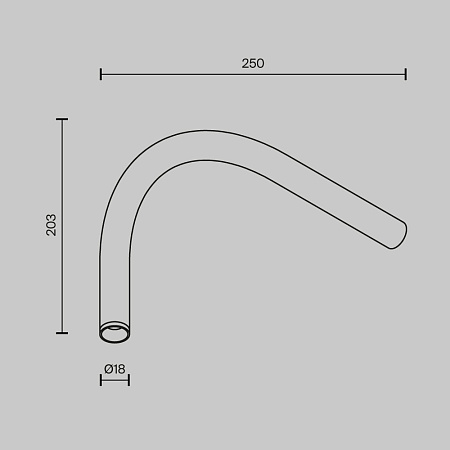 Светильник для штанговой системы светодиодный Maytoni Axity Eye C104WL-3W3-6K-B