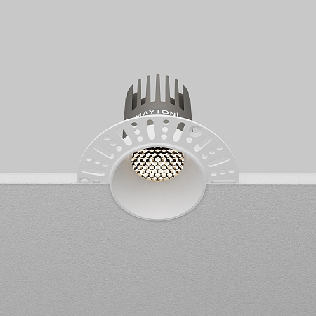 Встраиваемый светильник Maytoni Dip DL124-10W-4K-TRS-W