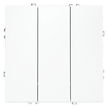 Выключатель встраиваемый VOLTUM S70 трехклавишный (белый матовый) VLS030102