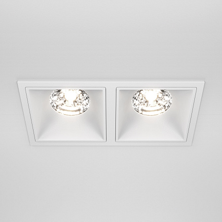 Светильник встраиваемый светодиодный Maytoni Alfa LED DL043-02-15W4K-SQ-W