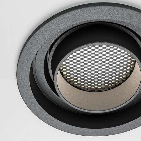 Светильник встраиваемый Maytoni Atom DL113-GU10-01-RD-B