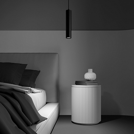 Трековый светильник для однофазного шинопровода Maytoni Unity Focus TR025-1-GU10-B