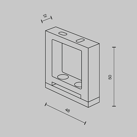 Крепеж для текстильной ленты Maytoni Parity TRA130BS-B-1 Крепеж для текстильной ленты Maytoni Parity TRA130BS-B-1