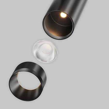 Трековый магнитный светодиодный светильник Maytoni Exility X Focus Led TR243-5W3K-B