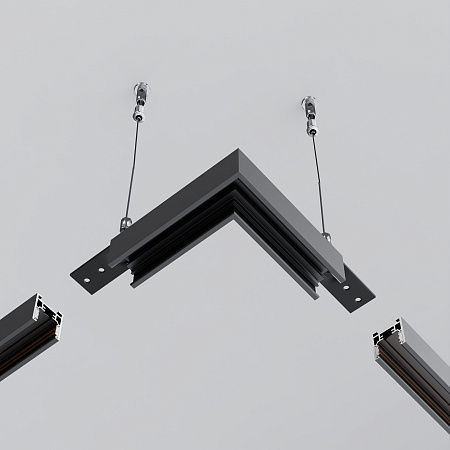 Коннектор угловой накладной низкопрофильный Maytoni Exility TRAM034CL-41B Коннектор угловой накладной низкопрофильный Maytoni Exility TRAM034CL-41B