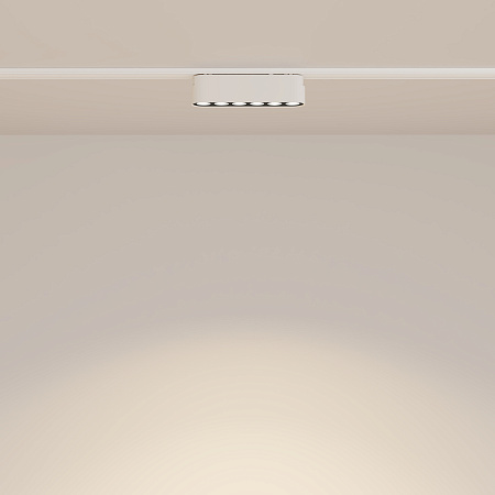 Трековый однофазный магнитный светодиодный светильник Maytoni Radity Points TR082-1-6W3K-M-W