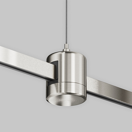 Подвес тросовый Hang с прямым коннектором питания платина Maytoni Flarity Accessories for tracks TRA157SW-IPC1-PT Подвес тросовый Hang с прямым коннектором питания платина Maytoni Flarity Accessories for tracks TRA157SW-IPC1-PT