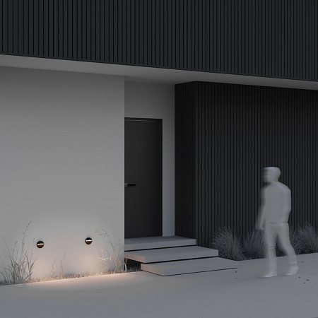 Уличный архитектурный светодиодный светильник Maytoni Mane O046SL-L3B3K