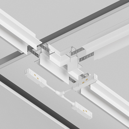 Коннектор для магнитных трековых систем Maytoni Gravity TRA010CT-42W Коннектор для магнитных трековых систем Maytoni Gravity TRA010CT-42W