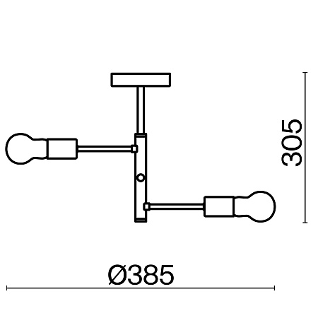 Светильник потолочный Freya Matis FR4010CL-03GB