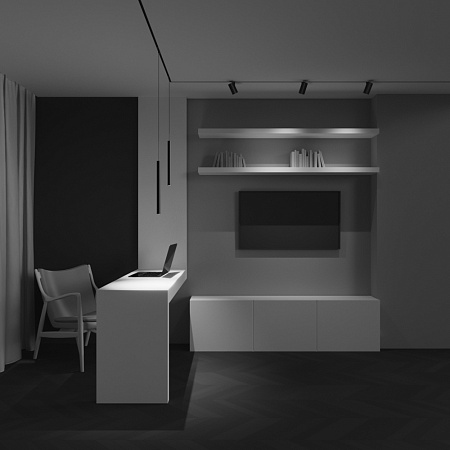 Трековый магнитный светодиодный светильник Maytoni Exility X Focus Led TR245-4-7WTW-DSZ-B