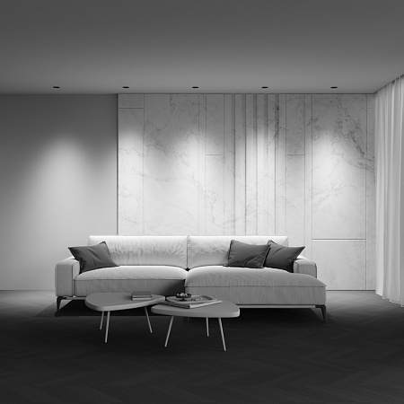 Светильник встраиваемый светодиодный Maytoni Alfa LED DL043-01-15W4K-RD-B-1