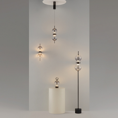 Торшер светодиодный Maytoni Double Moon MOD478FL-L15B3K