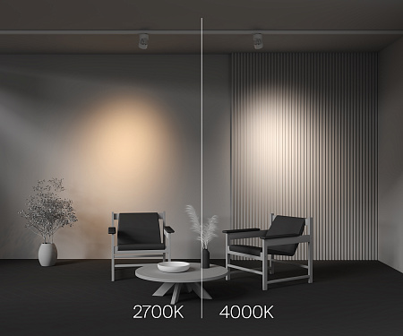 Трековый трехфазный светодиодный светильник Maytoni Trinity Alfa TR199-3-15W2.7K-M-W