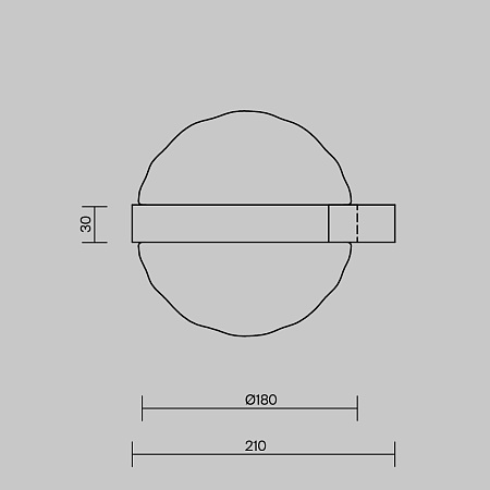 Светильник настенный светодиодный Maytoni Misterio MOD379WL-L6B3K