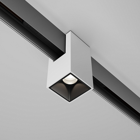 Трековый однофазный магнитный светодиодный светильник Maytoni Exility Alfa TR121-4-7W-DS-W