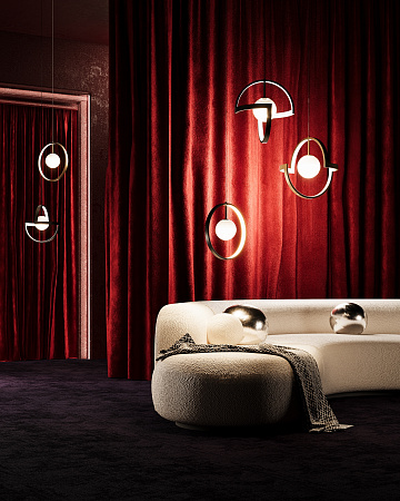 Светильник подвесной светодиодный Maytoni Paparazzi MOD407PL-L12G3K1