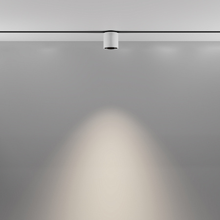 Трековый магнитный светодиодный светильник Maytoni Exility Alfa S TR132-2-7W4K-W Трековый магнитный светодиодный светильник Maytoni Exility Alfa S TR132-2-7W4K-W