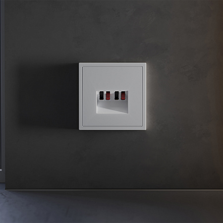 Накладка для розетки акустической 4-местной Voltum S70 (серый) VLS001516 Накладка для розетки акустической 4-местной Voltum S70 (серый) VLS001516