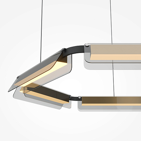 Люстра подвесная светодиодная Maytoni Flat MOD296PL-L60BS3K Люстра подвесная светодиодная Maytoni Flat MOD296PL-L60BS3K