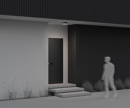 Уличный потолочный светодиодный светильник Maytoni Zon IP O431CL-L30B4K