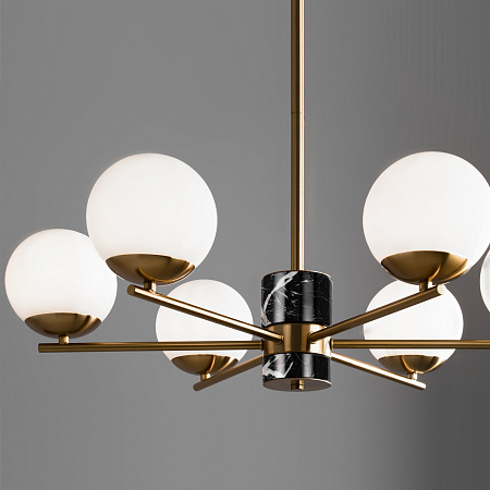 Люстра на штанге Freya Marble FR5230PL-06BS Люстра на штанге Freya Marble FR5230PL-06BS