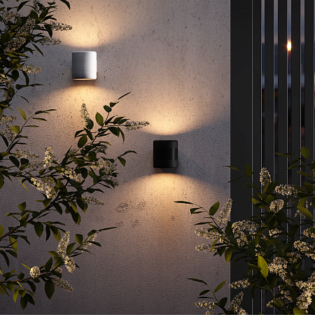 Уличный настенный светодиодный светильник Maytoni Orbit O490WL-L6W3K