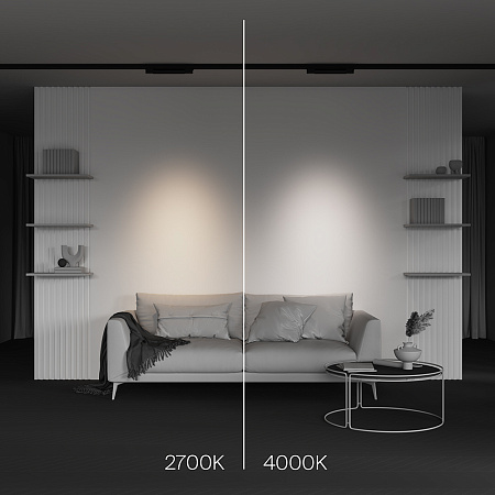 Трековый трехфазный светодиодный светильник Maytoni Trinity Points TR195-3-10W4K-M-B