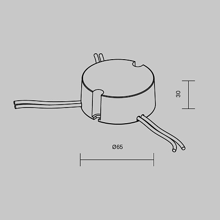 Источник тока (драйвер) 25Вт 10-42В Maytoni Dali Lighting control 721031