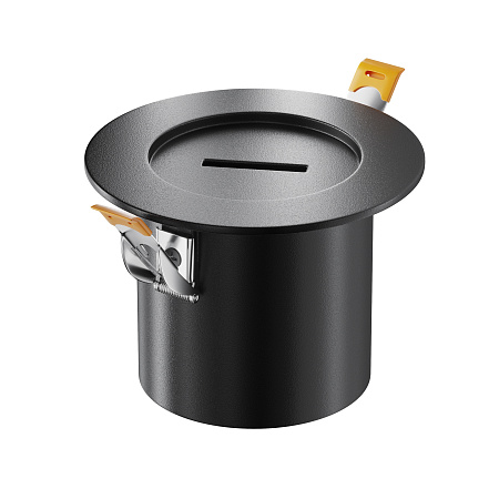 Потолочная чаша встраиваемая с коннектором питания черная Maytoni Parity TRA130RSC-2B