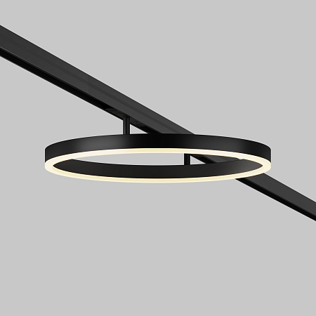 Трековый магнитный светодиодный светильник Maytoni Exility Rim TR227-2-24W3K-B