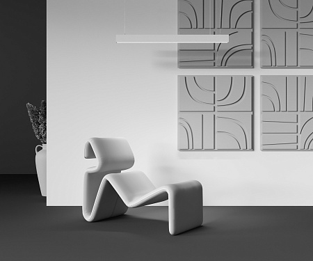 Светильник подвесной светодиодный Maytoni BASIS P051PL-36W2.7-6K-W