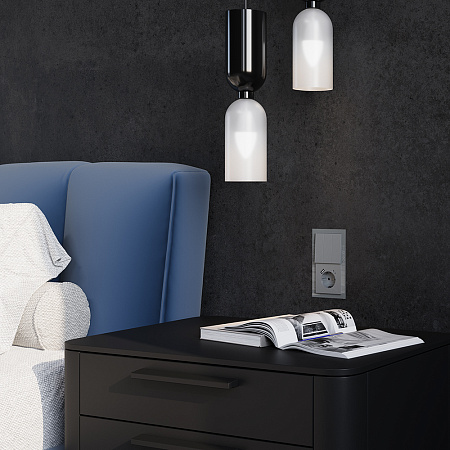 Выключатель встраиваемый VOLTUM S70 трехклавишный (сталь) VLS030105 Выключатель встраиваемый VOLTUM S70 трехклавишный (сталь) VLS030105