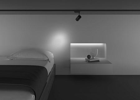 Трековый однофазный светодиодный светильник Maytoni Unity Vuoro TR003-1-6W3K-S-B