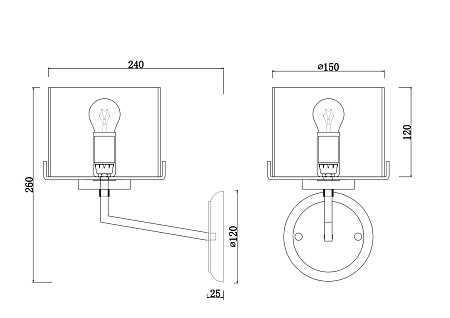 Бра Freya Karen FR5096WL-01CH