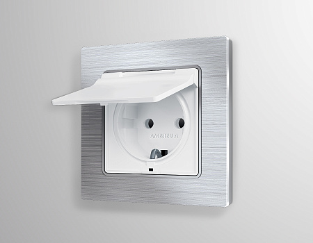 Комплект механизма электрической розетки Ambrella Volt ALFA MA128010